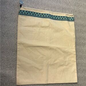 Tory Burch Dust Bag 16” x 12.5” | Drawstring | Gold Medallion